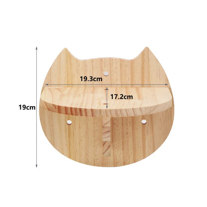 Elevate Your Cat's Playtime with Our Stylish Wall Climbing Shelf - A Multifunctional Ladder, Scratching Post, and Cozy Hiding House in One!