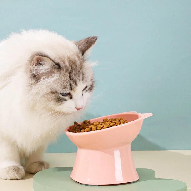 Elevate Your Cat's Dining Experience with Our Stylish Anti-Tip Nordic Cat Bowl - Perfect for Feeding and Drinking!