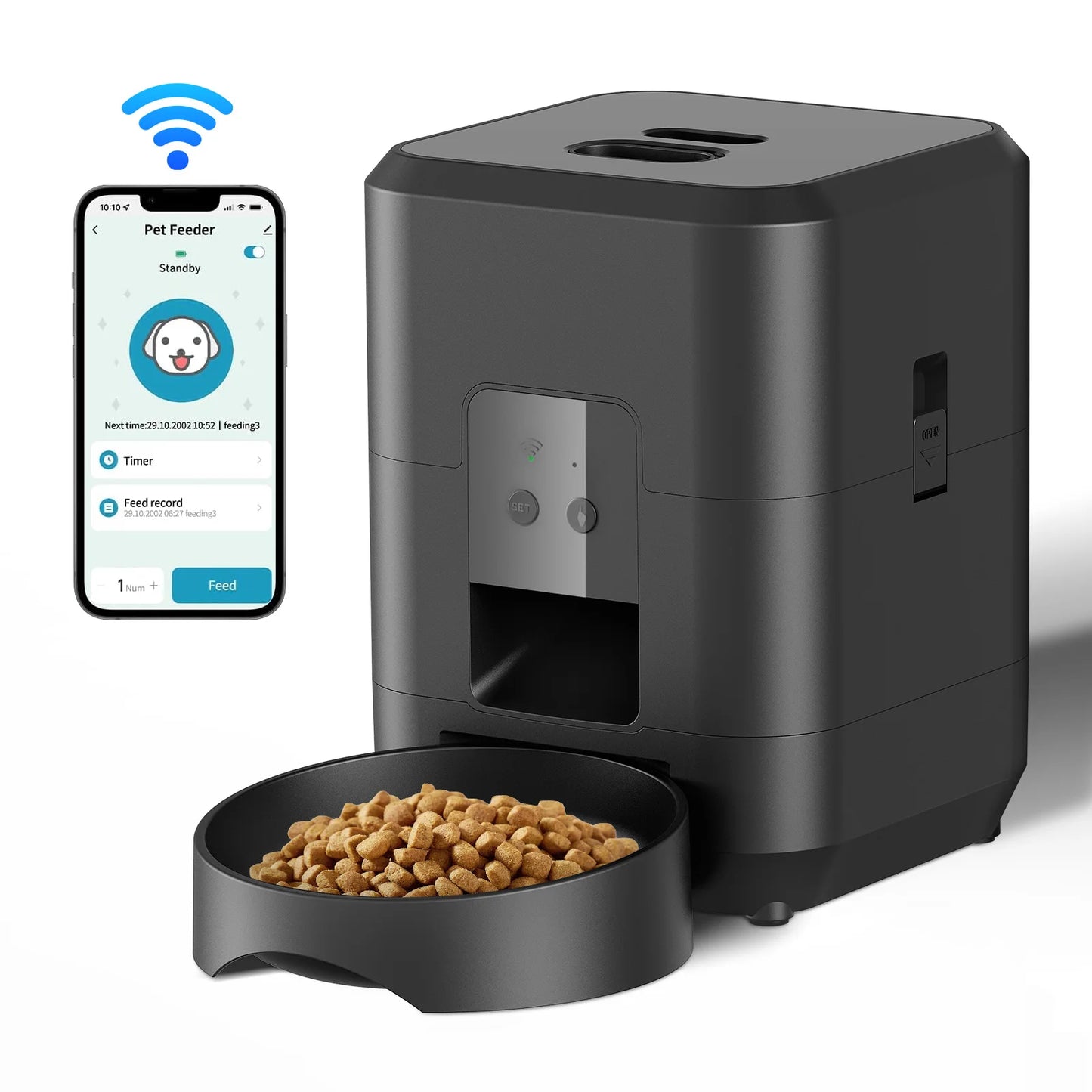 Revolutionize Mealtime with the Smart Pet Feeder: Automatic Cat and Dog Food Dispenser with Timed Control