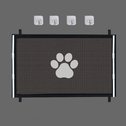 Premium Dog Gate Mesh with 4 Durable Hooks - Versatile Safety Enclosure for Indoor and Outdoor Use