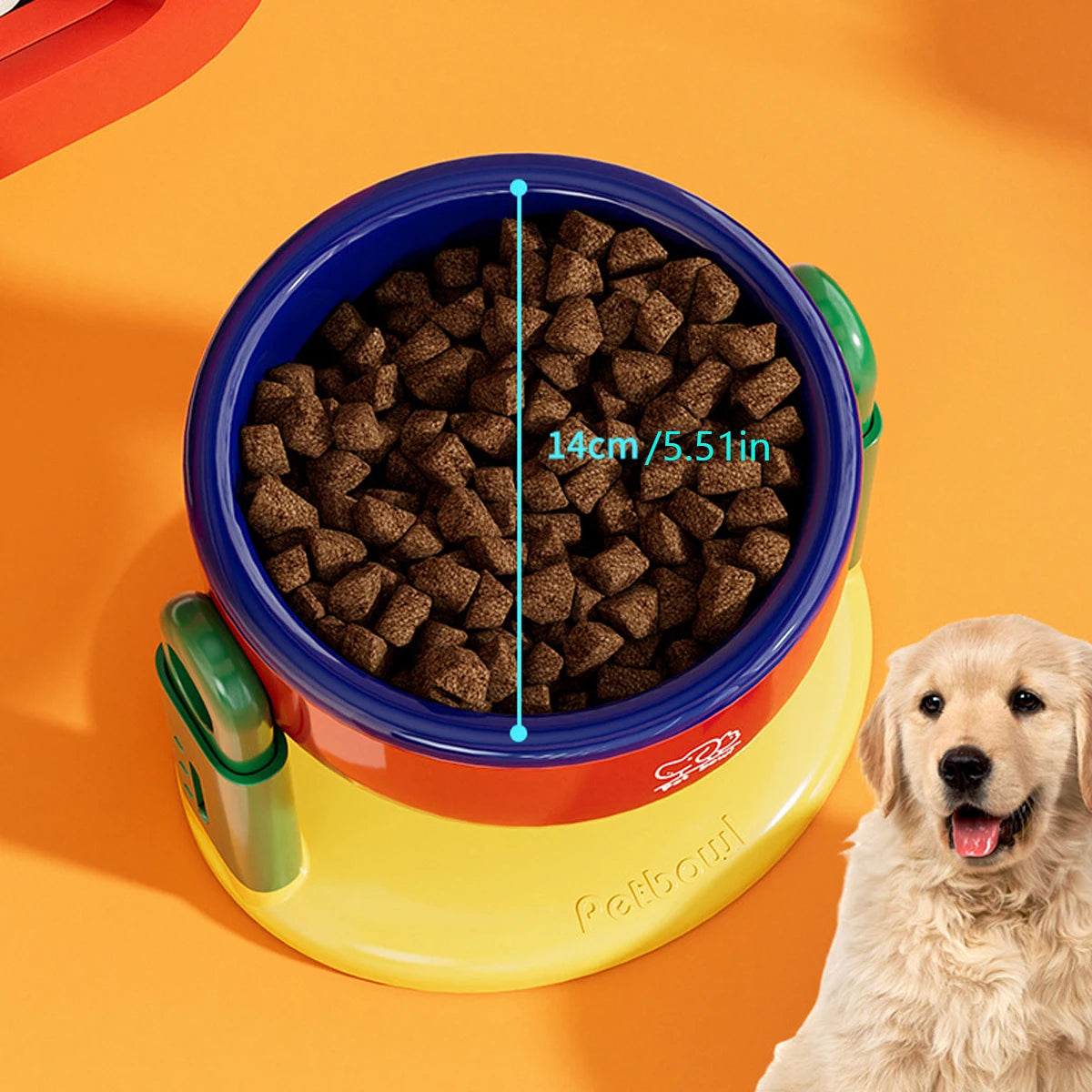 Elevate Your Pet's Dining Experience with the 1PC Adjustable Suction Cup Bowl - Perfect for Dogs and Cats!