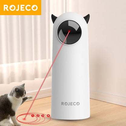 Exciting Automatic Cat Toy: Interactive Smart LED Laser Teaser for Indoor Play with Your Feline Friend