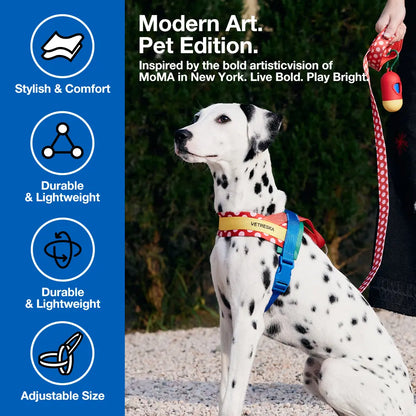VETRESKA Moma Dog Harness and Leash Set - Ultimate No Pull Solution for Small to Medium Dogs, Adjustable & Comfortable for Training and Walks, Includes Poop Bags & Dispenser