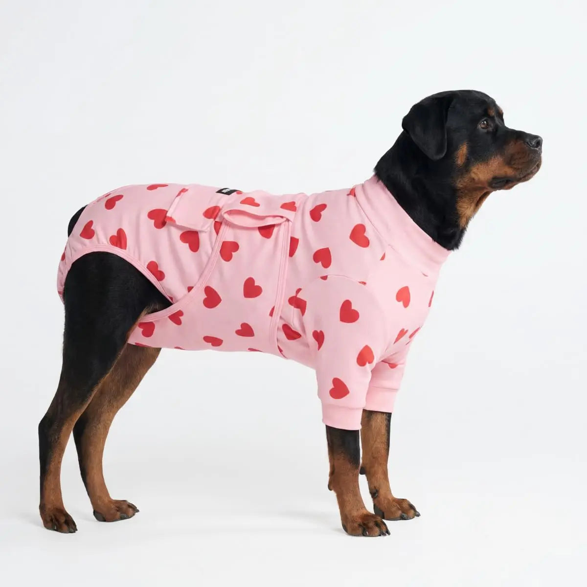 Spark Paws Dog Surgery Recovery Suit - The Ultimate Comfort Solution for Post-Surgery Pets, Soft Anti-Lick Onesie for Spay/Neuter Recovery - Donuts - Size S