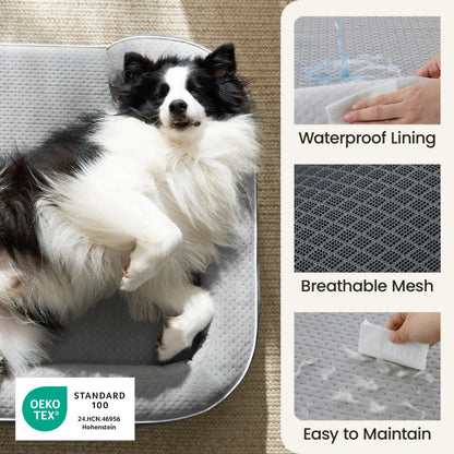 Lesure Realortho Dog Bed - Premium Orthopedic Support for Large & Senior Dogs with Waterproof Cover for Ultimate Comfort