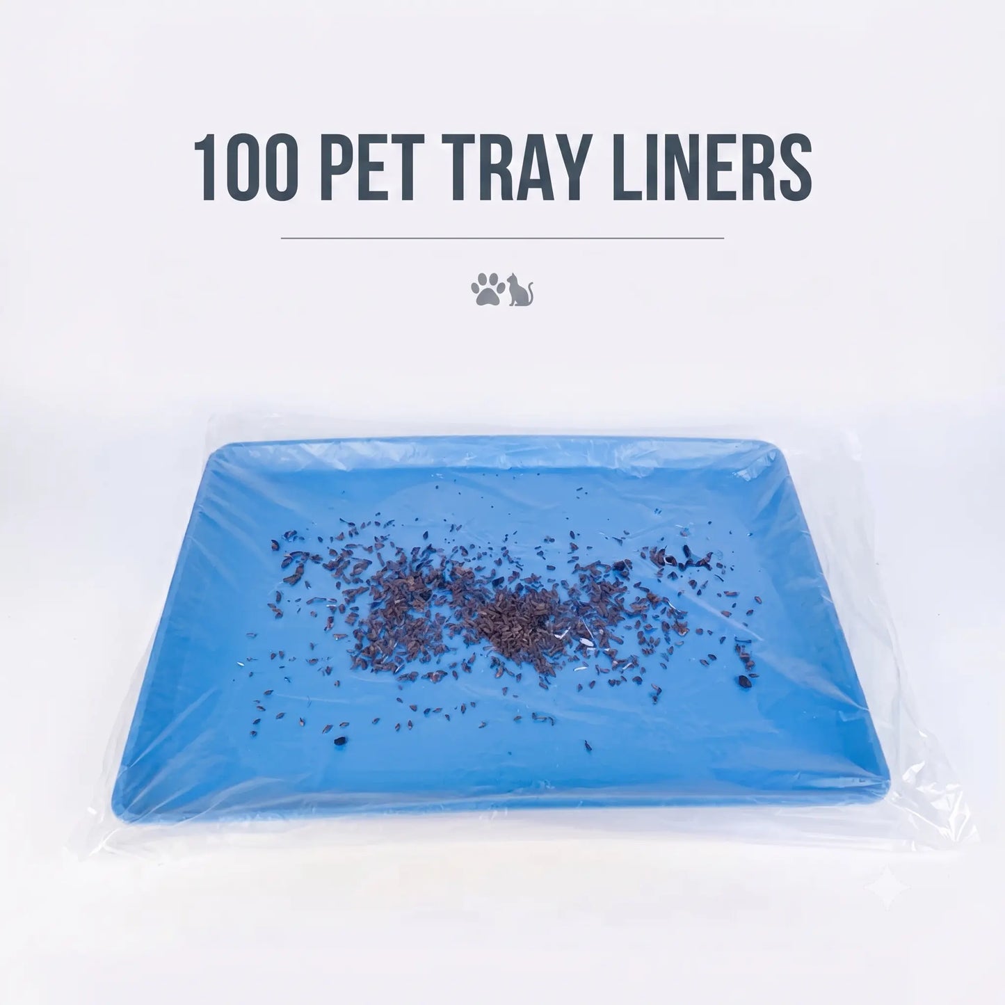 100 Pack Heavy Duty Clear Bird Cage Liner Bags – Premium Leak-Proof Disposable Liners for Easy Cleanup of Parrots, Rabbits, Guinea Pigs, and Small Pets