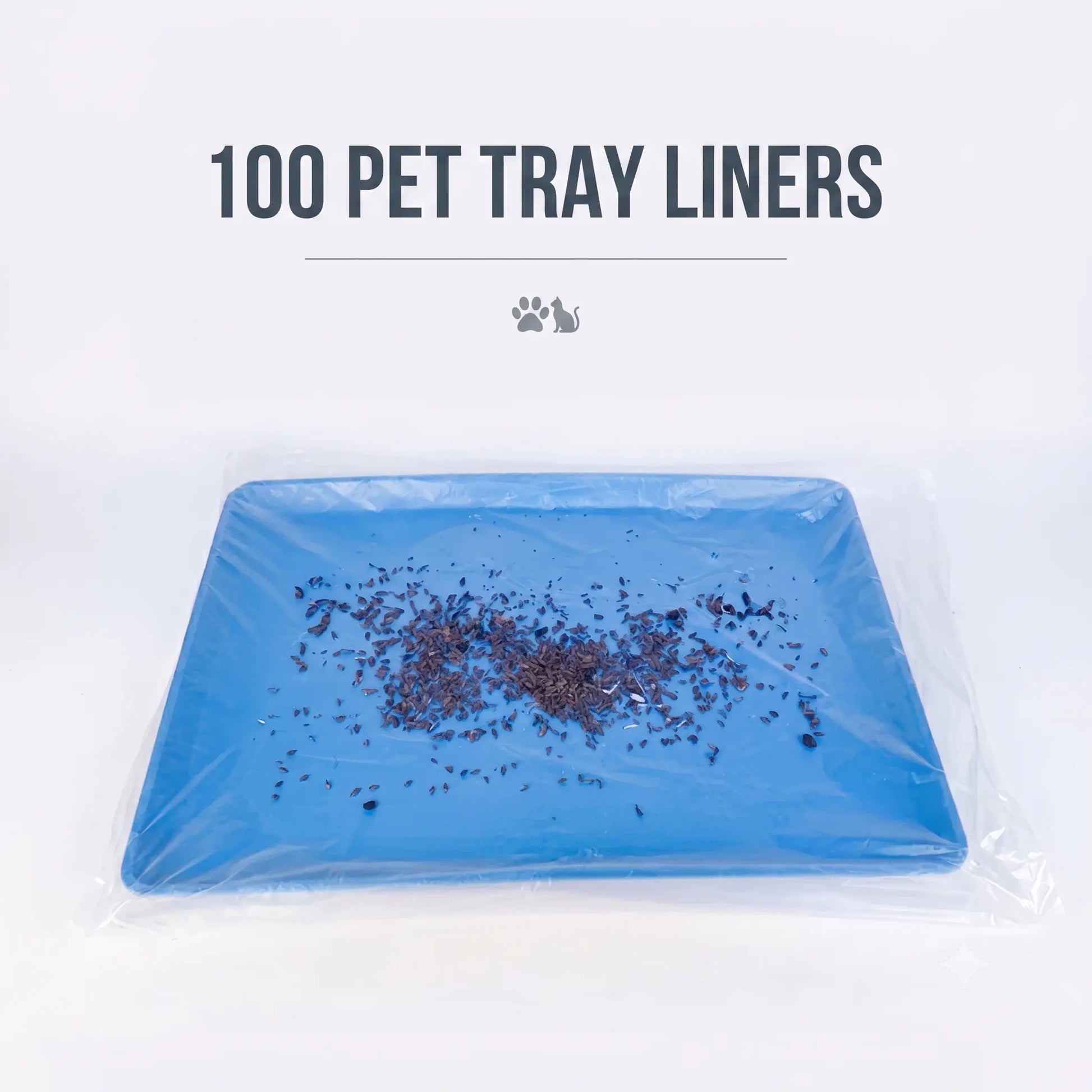 100 Pack Heavy Duty Clear Bird Cage Liner Bags – Premium Leak-Proof Disposable Liners for Easy Cleanup of Parrots, Rabbits, Guinea Pigs, and Small Pets