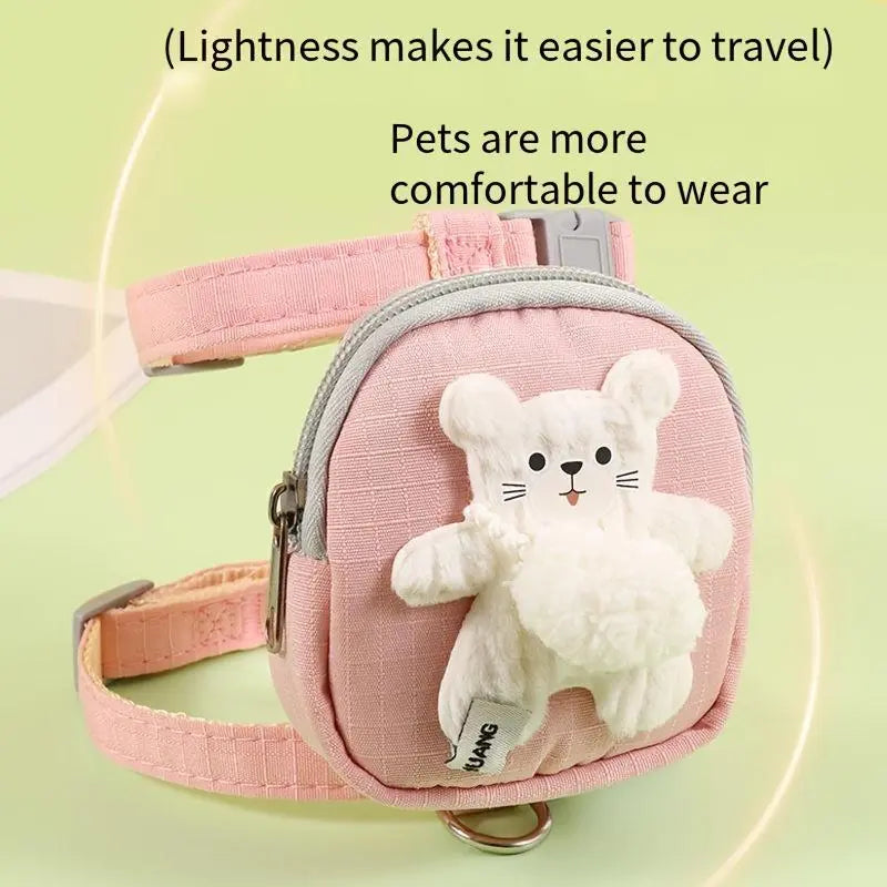 Adjustable Vest Harness for Small Cats & Kittens - Complete with Leash and Snack Pack for Outdoor Adventures
