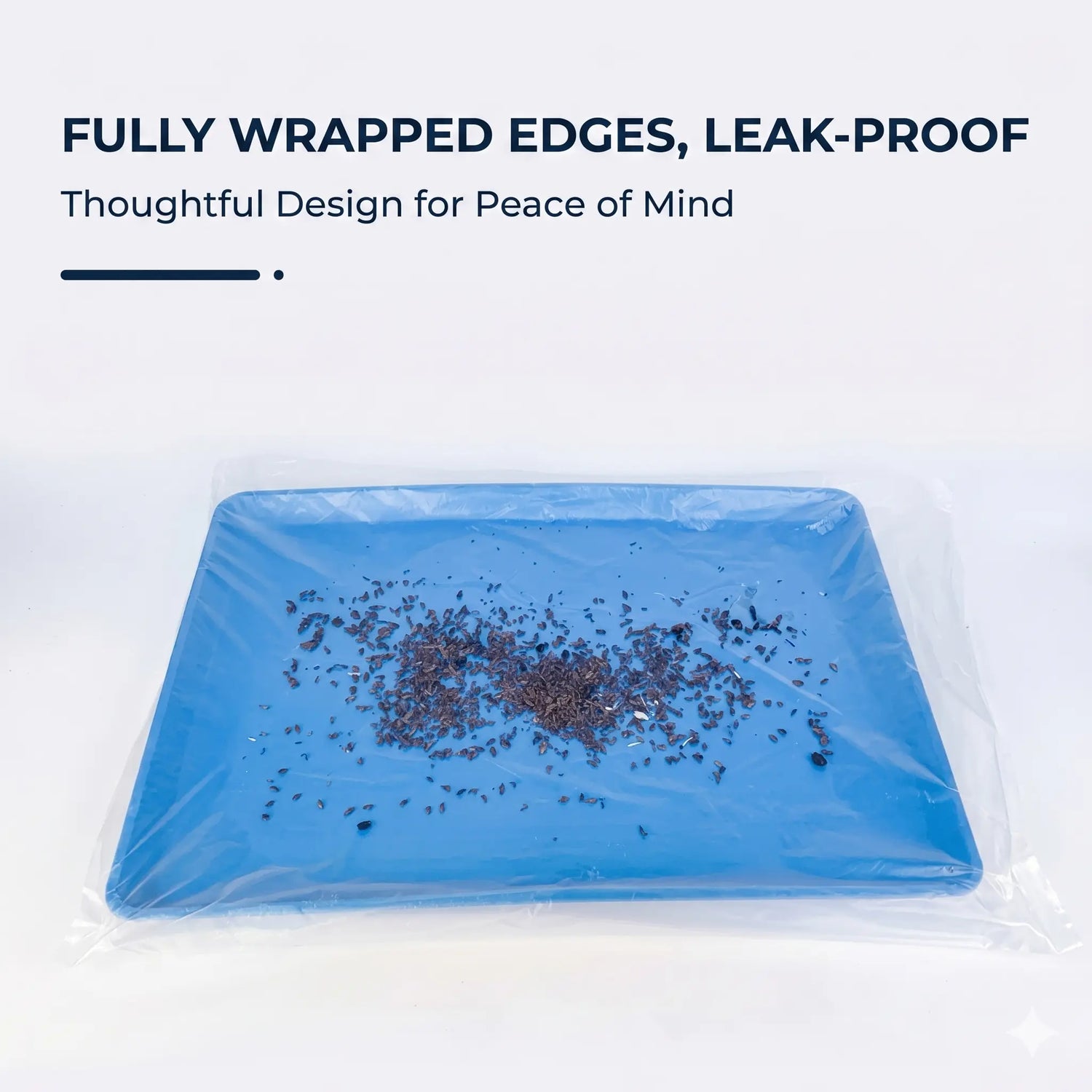 100 Pack Heavy Duty Clear Bird Cage Liner Bags – Premium Leak-Proof Disposable Liners for Easy Cleanup of Parrots, Rabbits, Guinea Pigs, and Small Pets