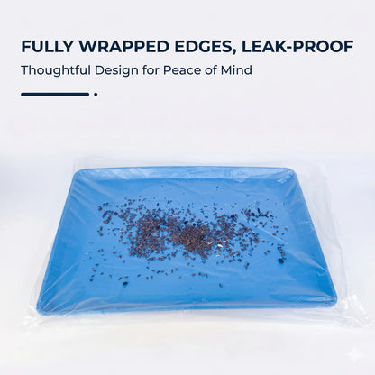 100 Pack Heavy Duty Clear Bird Cage Liner Bags – Premium Leak-Proof Disposable Liners for Easy Cleanup of Parrots, Rabbits, Guinea Pigs, and Small Pets